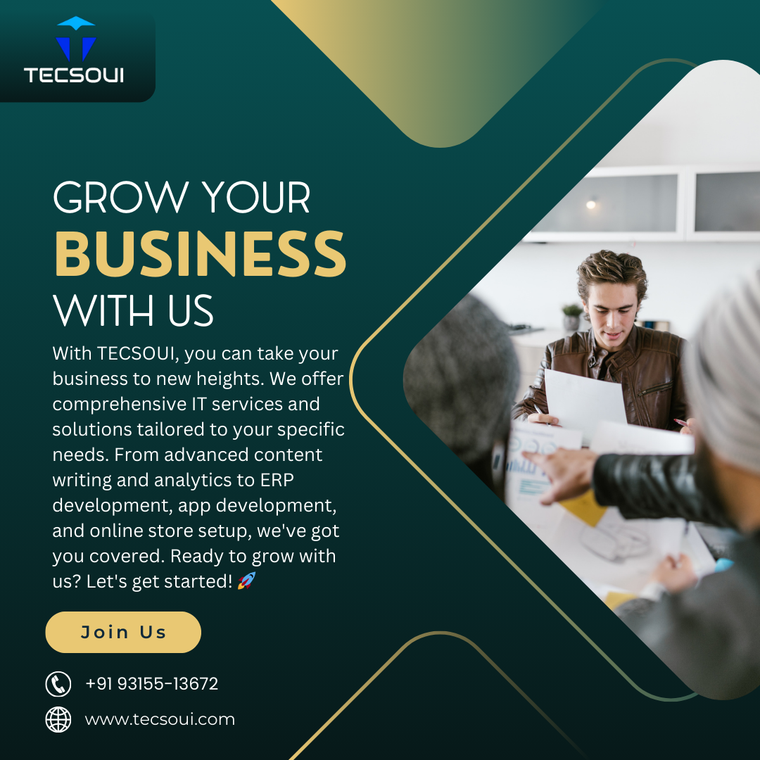 Grow Your Business With Us